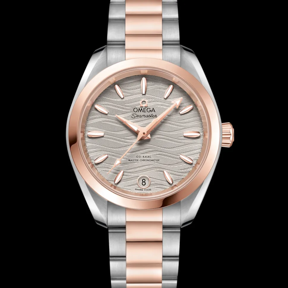 34 mm, acciaio‑oro Sedna™ su acciaio‑oro Sedna™