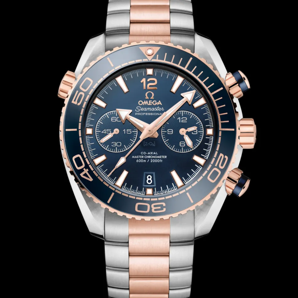 45,5 mm, acciaio‑oro Sedna™ su acciaio‑oro Sedna™
