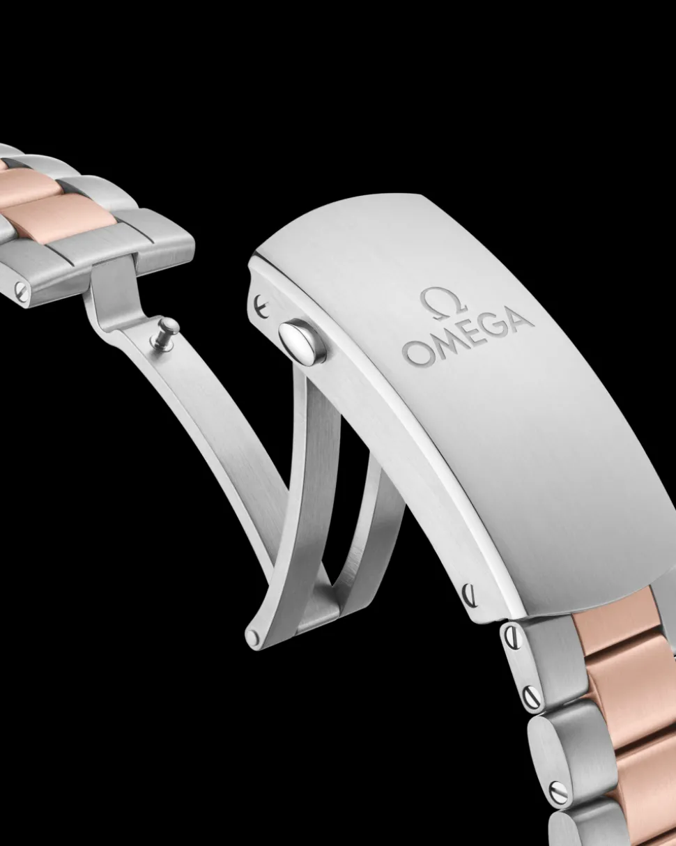 45,5 mm, acciaio‑oro Sedna™ su acciaio‑oro Sedna™