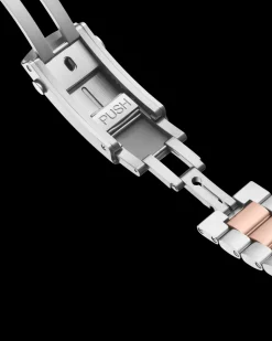 45,5 mm, acciaio‑oro Sedna™ su acciaio‑oro Sedna™