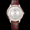 42 mm, acciaio‑oro Sedna™ su alligatore