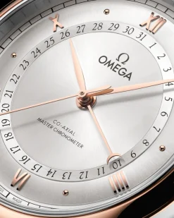 42 mm, acciaio‑oro Sedna™ su alligatore