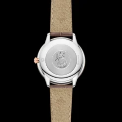 30 mm, acciaio‑oro Sedna™ su cinturino di pelle