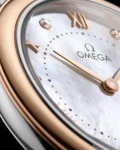 30 mm, acciaio‑oro Sedna™ su cinturino di pelle