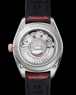 41 mm, acciaio‑oro Sedna™ su cinturino di pelle