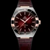 41 mm, acciaio‑oro Sedna™ su cinturino di pelle