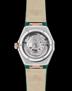 29 mm, acciaio‑oro Sedna™ su cinturino di pelle