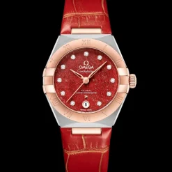 29 mm, acciaio‑oro Sedna™ su cinturino di pelle
