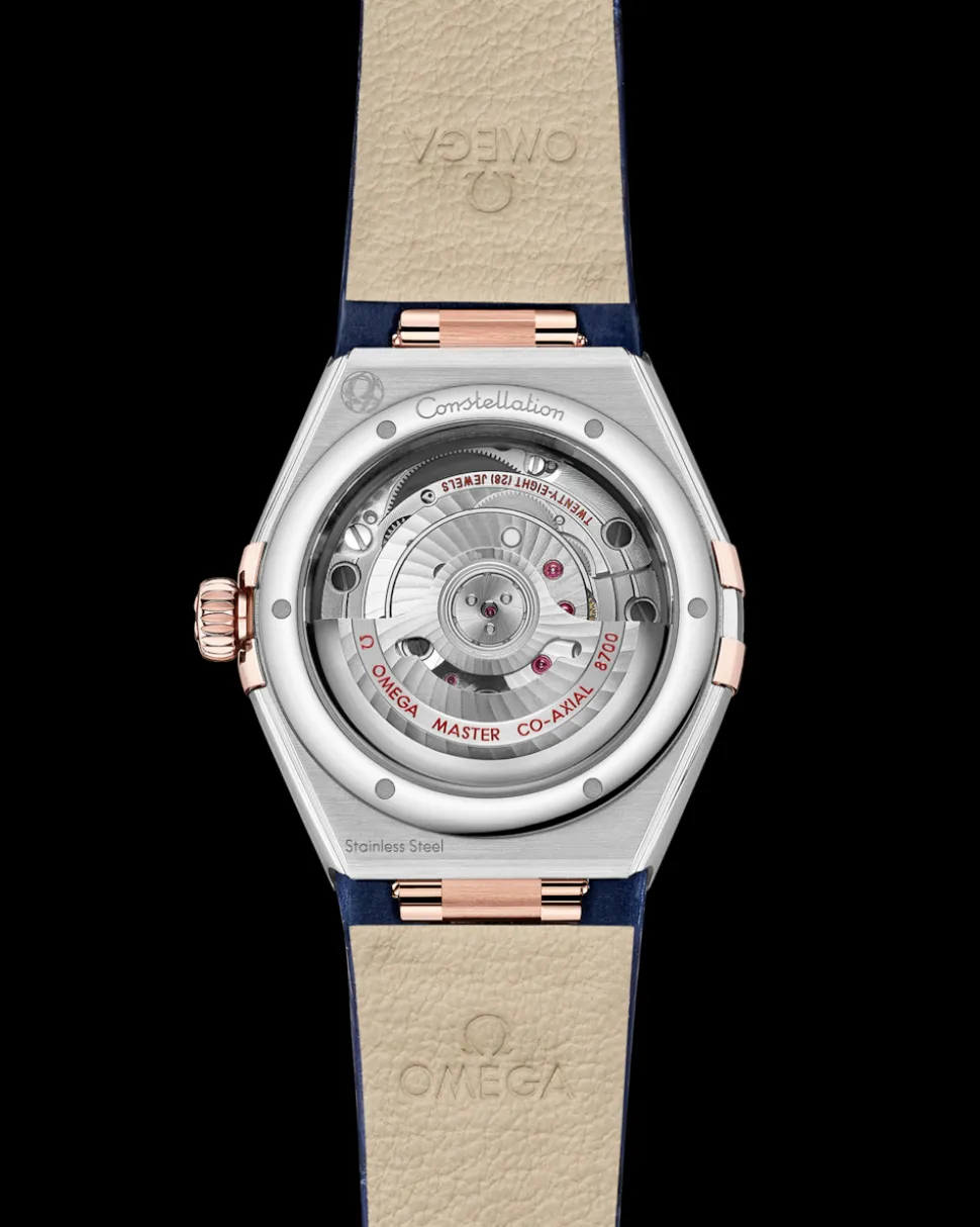29 mm, acciaio‑oro Sedna™ su cinturino di pelle