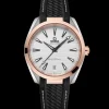 41 mm, acciaio‑oro Sedna™ su cinturino in caucciù