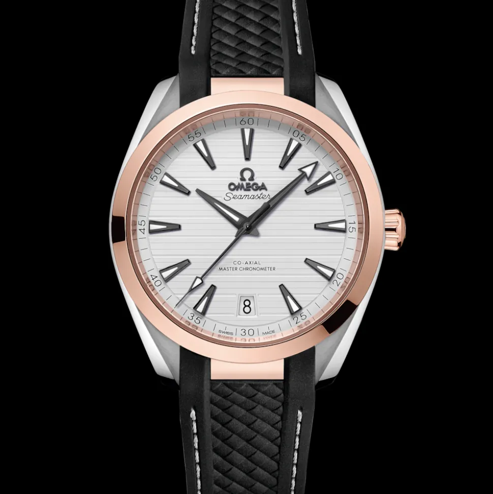 41 mm, acciaio‑oro Sedna™ su cinturino in caucciù
