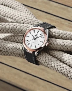 41 mm, acciaio‑oro Sedna™ su cinturino in caucciù