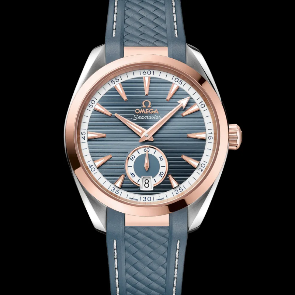 41 mm, acciaio‑oro Sedna™ su cinturino in caucciù