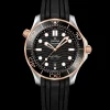 42 mm, acciaio‑oro Sedna™ su cinturino in caucciù