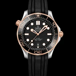 42 mm, acciaio‑oro Sedna™ su cinturino in caucciù
