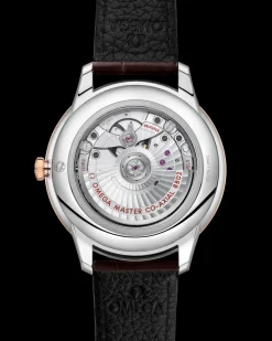 41 mm, acciaio‑oro Sedna™ su cinturino di pelle
