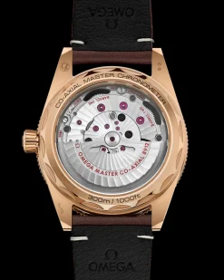 41 mm, Bronze gold su cinturino di pelle