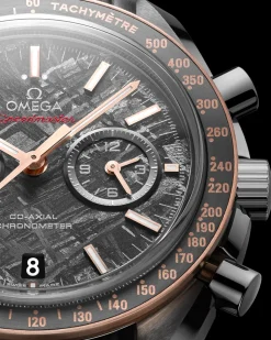 44,25 mm, ceramica grigia su cinturino di pelle con fibbia déployante