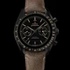 44,25 mm, ceramica nera su cinturino di pelle