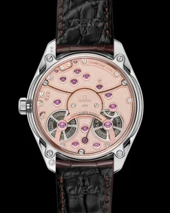 43 mm, oro Canopus Gold™ su cinturino di pelle