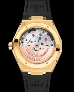 41 mm, oro giallo su cinturino di pelle