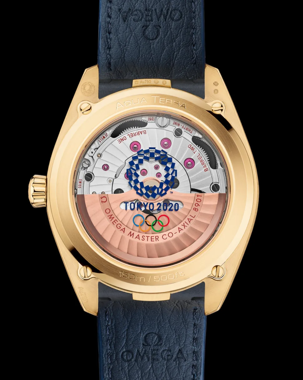 41 mm, oro giallo su cinturino di pelle