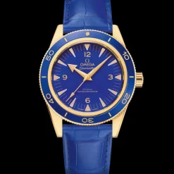 41 mm, oro giallo su cinturino di pelle