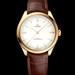 40 mm, oro giallo su cinturino di pelle