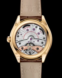 40 mm, oro giallo su cinturino di pelle