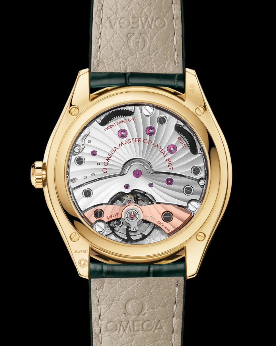40 mm, oro giallo su cinturino di pelle