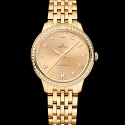 34 mm, oro giallo su oro giallo