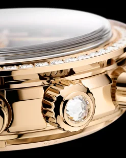 38 mm, oro Moonshine™ su alligatore