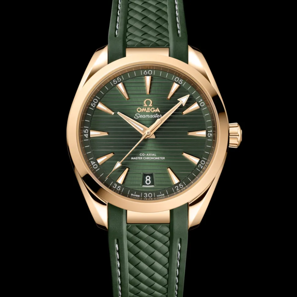 41 mm, oro Moonshine™ su cinturino in caucciù