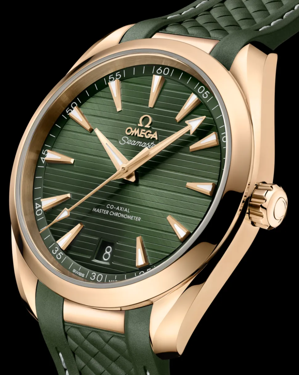 41 mm, oro Moonshine™ su cinturino in caucciù