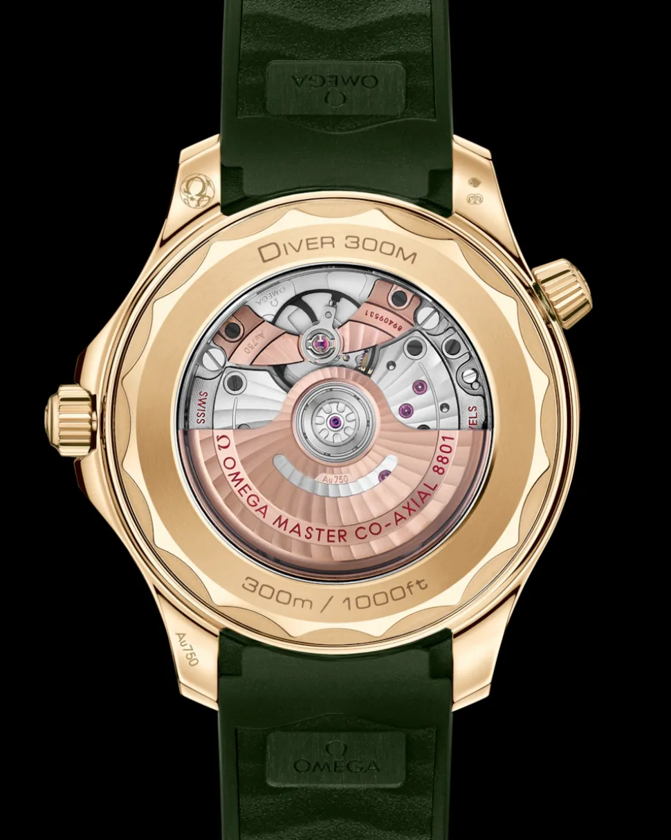 42 mm, oro Moonshine™ su cinturino in caucciù