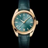 34 mm, oro Moonshine™ su cinturino di pelle
