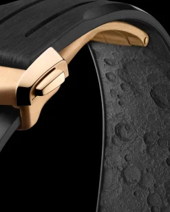 42 mm, oro Moonshine™ su cinturino in caucciù