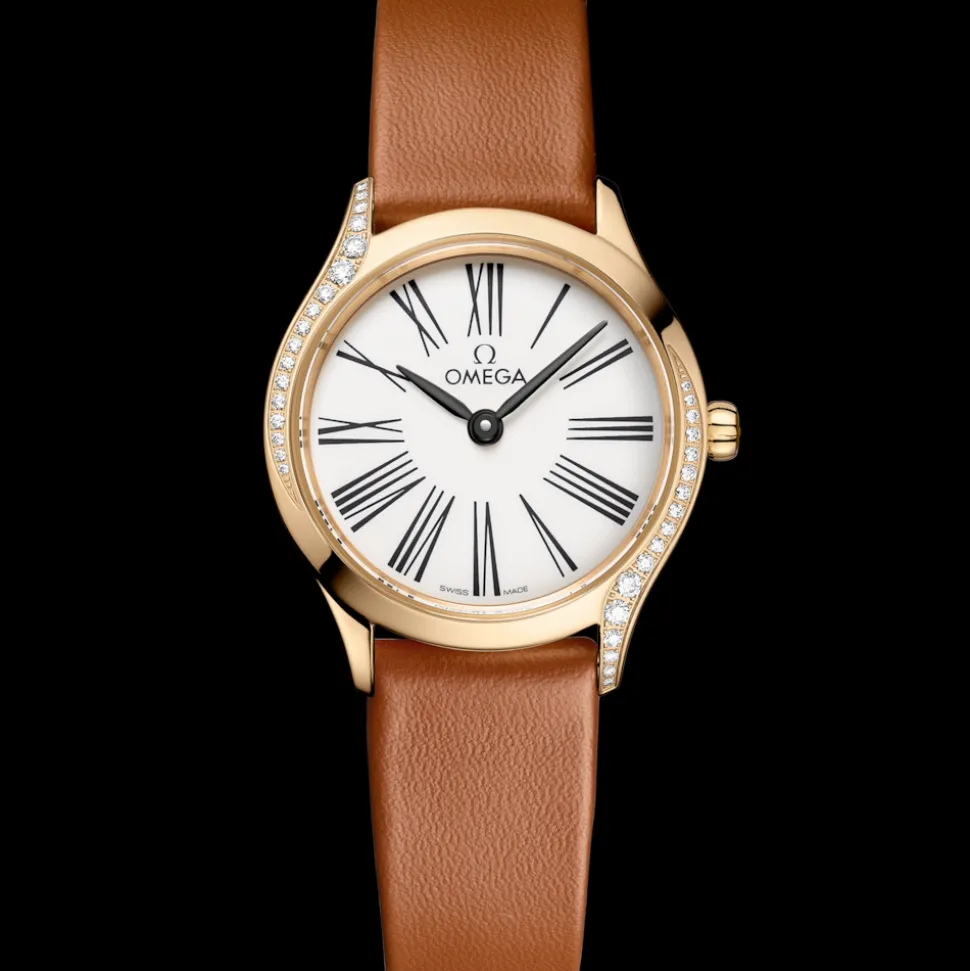 26 mm, oro Moonshine™ su cinturino di pelle