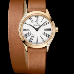 26 mm, oro Moonshine™ su cinturino di pelle