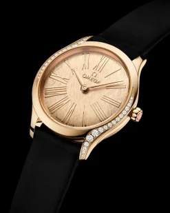 26 mm, oro Moonshine™ su cinturino in tessuto