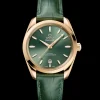 38 mm, oro Moonshine™ su pelle
