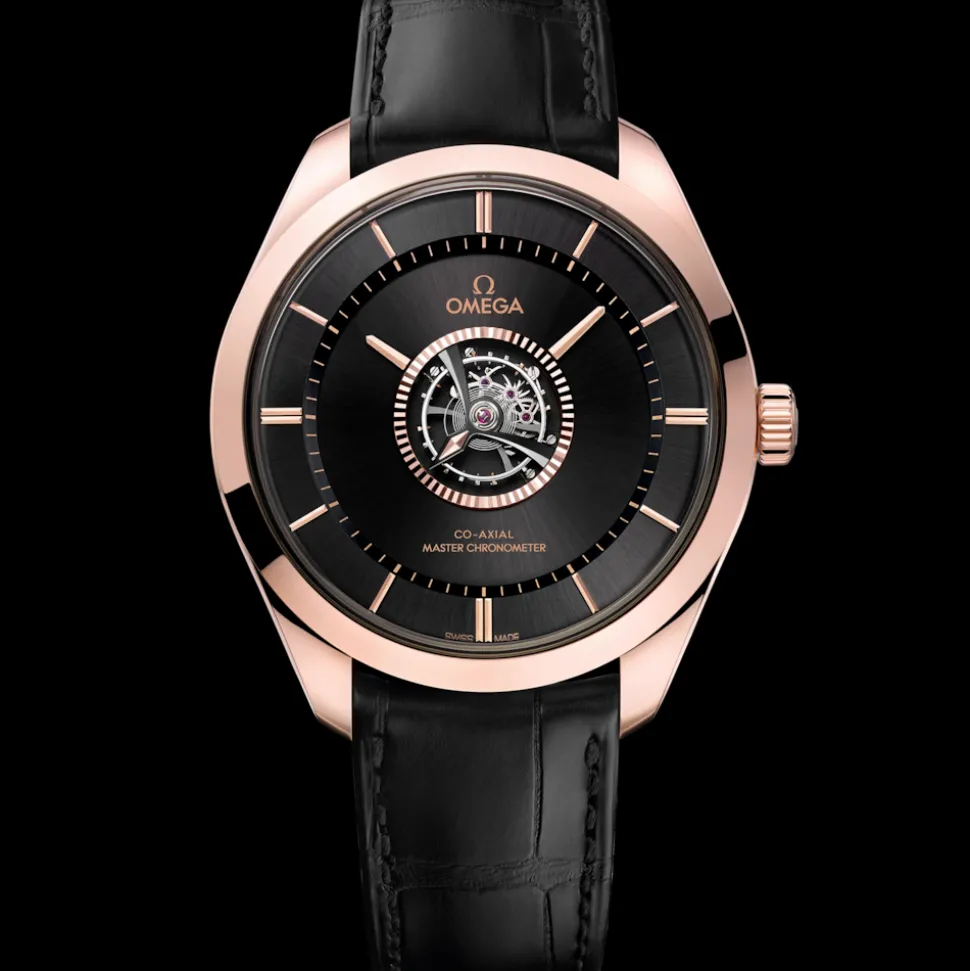 43 mm, oro Sedna™ ‑ oro Canopus Gold™ su cinturino di pelle