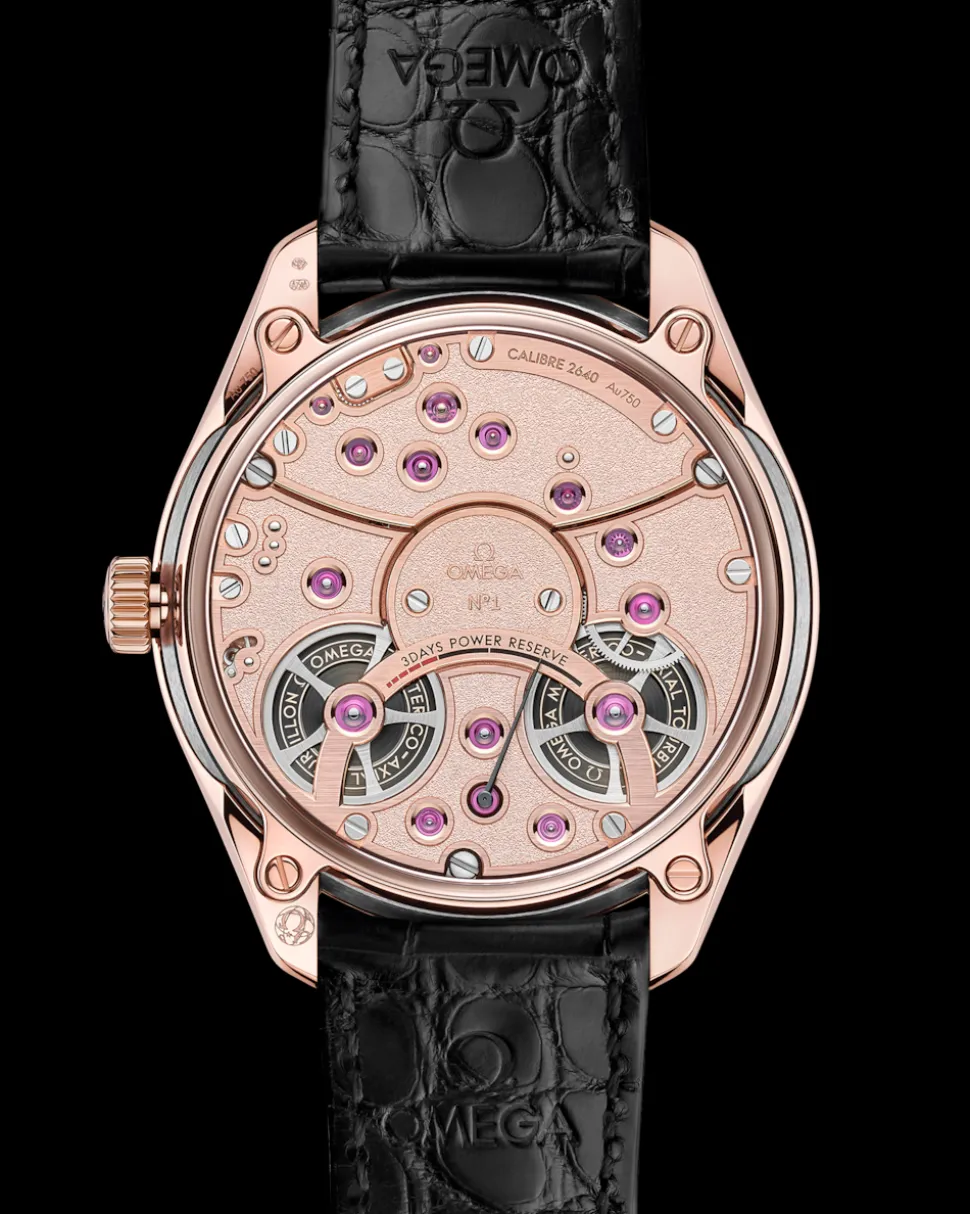 43 mm, oro Sedna™ ‑ oro Canopus Gold™ su cinturino di pelle