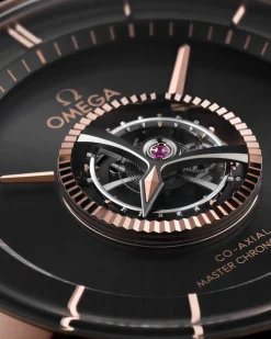 43 mm, oro Sedna™ ‑ oro Canopus Gold™ su cinturino di pelle