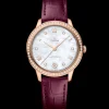 34 mm, oro Sedna™ su cinturino di pelle