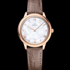30 mm, oro Sedna™ su cinturino di pelle