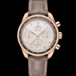 38 mm, oro Sedna™ su cinturino di pelle
