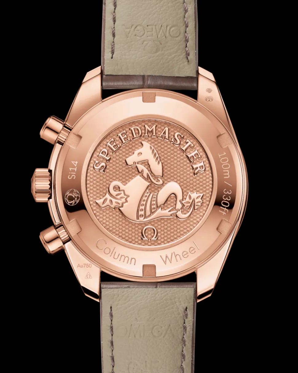 38 mm, oro Sedna™ su cinturino di pelle