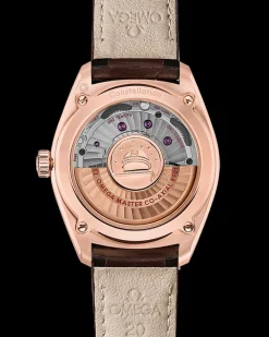 39 mm, oro Sedna™ su cinturino di pelle