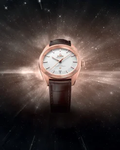 39 mm, oro Sedna™ su cinturino di pelle